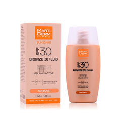 Veido kremas nuo saulės Martiderm Sun Care Bronze Fluid Spf30, 50ml цена и информация | Кремы от загара | pigu.lt