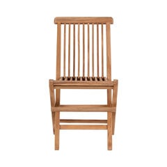 2-ų kėdžių komplektas, Tikmedžio mediena цена и информация | Садовые стулья, кресла, пуфы | pigu.lt