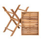 Staliukas, Tikmedžio mediena, 29x39x49.5 cm kaina ir informacija | Kavos staliukai | pigu.lt