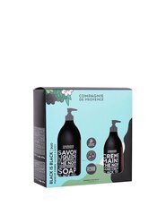 Rinkinys Compagnie de Provence Black Tea: skystas muilas 495 ml + rankų kremas 300 ml kaina ir informacija | Muilai | pigu.lt