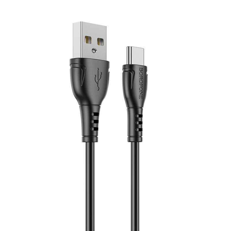 Kabelis Borofone BX51 Triumph – USB į type C – 3 A, 1 metras, juodas kaina ir informacija | Laidai telefonams | pigu.lt