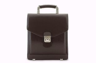 Кожаная сумка с плечевым ремнем №1611 коричневый цена и информация | Мужские сумки | pigu.lt
