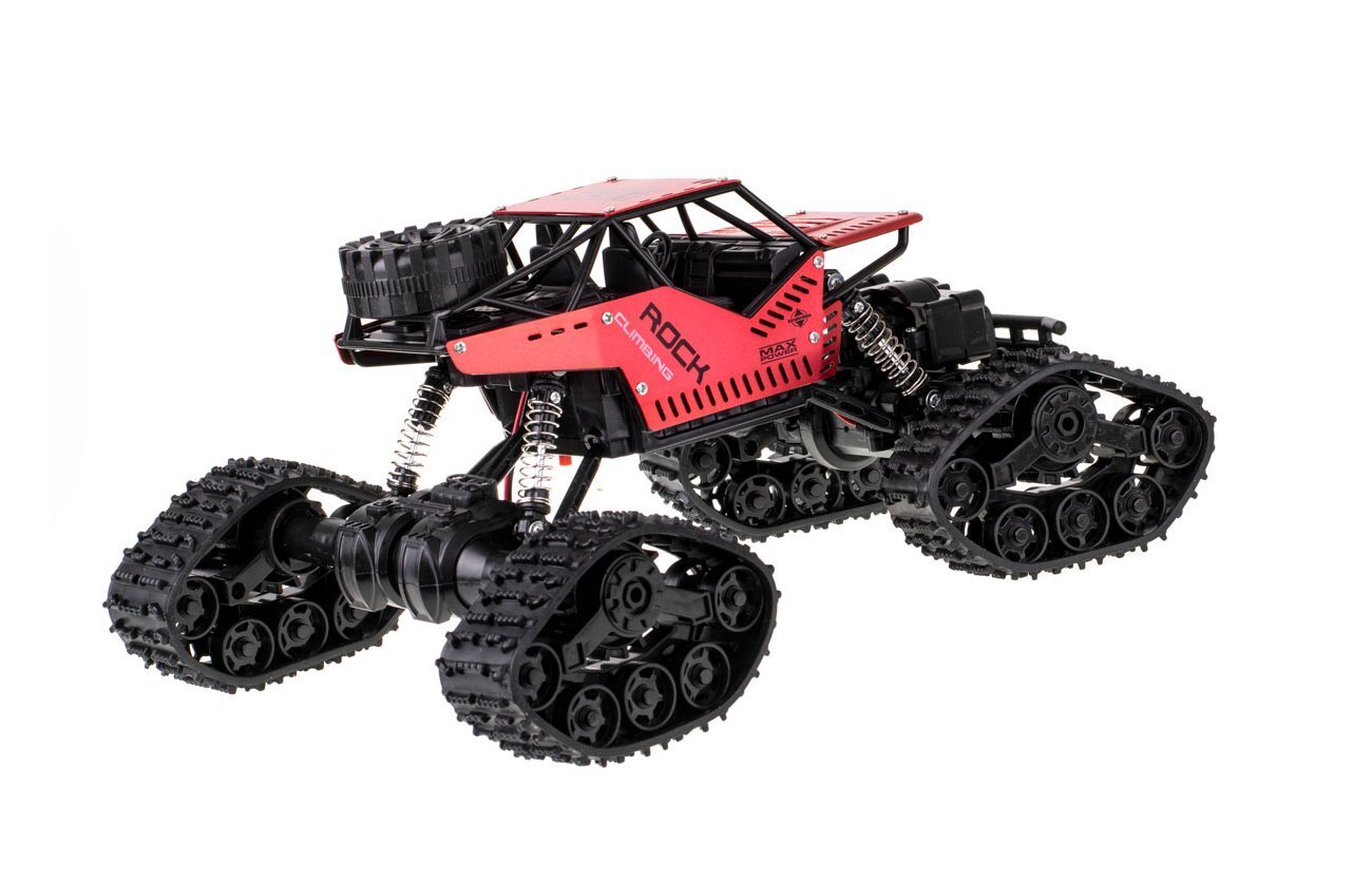 Nuotoliniu būdu valdomas automobilis Rock Crawler 4X4 LHC012, raudonas kaina ir informacija | Žaislai berniukams | pigu.lt