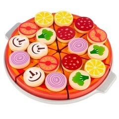 Игрушечная деревянная пицца цена и информация | Игрушки для девочек | pigu.lt