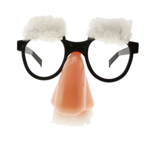 Karnavaliniai akiniai su nosimi HC13715 kaina ir informacija | Karnavaliniai kostiumai | pigu.lt
