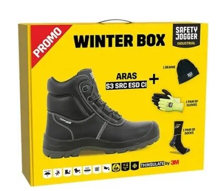 Žieminis batų komplektas Aras Box S3 SRC kaina ir informacija | Darbo batai ir kt. avalynė | pigu.lt