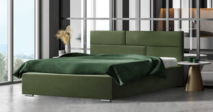 Кровать Prato 120x200 см, зеленый цвет цена и информация | Кровати | pigu.lt