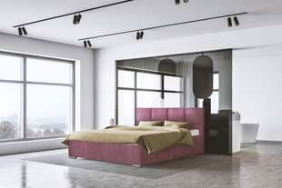 Кровать Margo 200x200 см, розовый цвет цена и информация | Кровати | pigu.lt