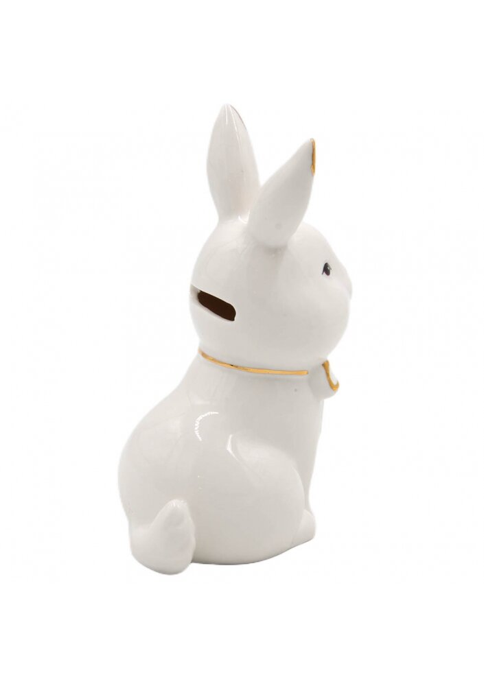Porceliano statulėlė-taupyklė "Kiškutis" цена и информация | Kitos originalios dovanos | pigu.lt