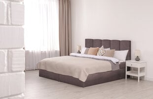 Kontinentinė lova Italia, 200x200 cm, violetinė kaina ir informacija | Lovos | pigu.lt