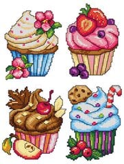 Siuvinėjimo rinkinys Crafting Spark Cupcakes 105CS kaina ir informacija | Siuvinėjimo priemonės | pigu.lt