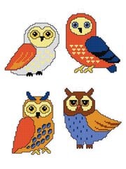 "Owls" 110CS Набор для вышивки крестом цена и информация | Принадлежности для вышивания | pigu.lt