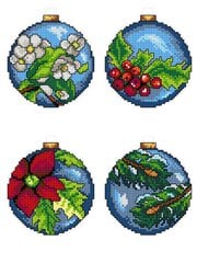 "Christmas Ornaments" 116CS Набор для вышивки крестом цена и информация | Принадлежности для вышивания | pigu.lt