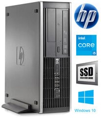 8100 SFF i5-650 8GB 120GB SSD Windows 10 Professional цена и информация | Стационарные компьютеры | pigu.lt