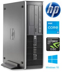 8100 SFF i5-650 8GB 240GB SSD GT1030 2GB Windows 10 Professional цена и информация | Стационарные компьютеры | pigu.lt