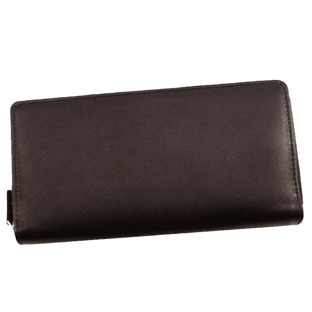 Piniginė Genuine Leather 808BROWN цена и информация | Piniginės, kortelių dėklai moterims | pigu.lt
