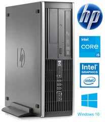 8100 SFF i5-650 4GB 1TB HDD Windows 10 Professional цена и информация | Стационарные компьютеры | pigu.lt