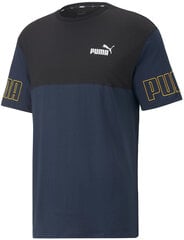 Футболка Puma Power Colorb Blue Black, 671567 73/M цена и информация | Мужские футболки | pigu.lt