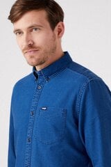 Мужская рубашка Wrangler 112350570, синий цена и информация | Мужские рубашки | pigu.lt