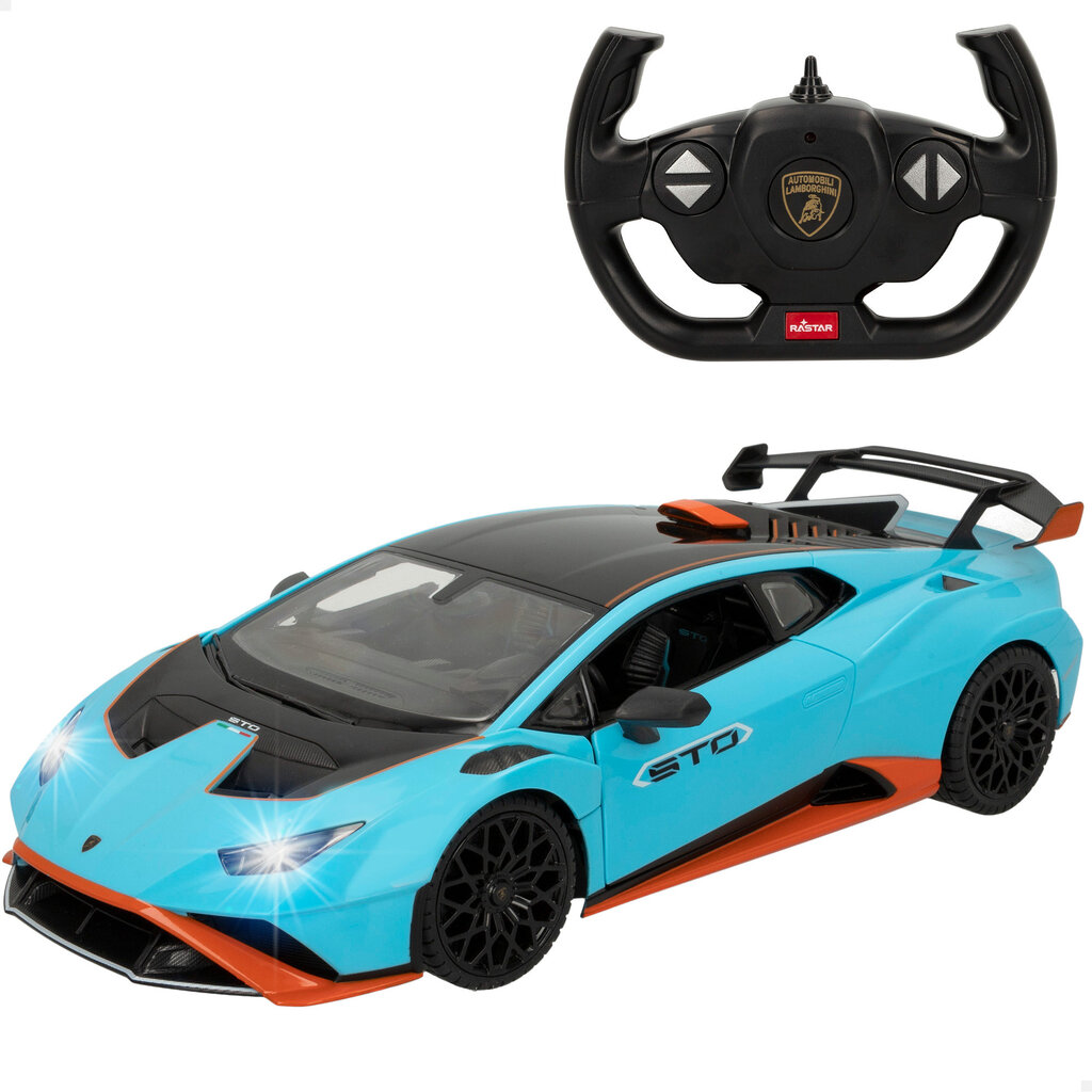 Radijo bangomis valdomas automobilis Rastar Lamborghini Huracan STO 1:14, 2.4GHz kaina ir informacija | Žaislai berniukams | pigu.lt