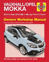 Vauxhall/Opel Mokka petrol & diesel ('12-Sept '16) 62 to 66 kaina ir informacija | Kelionių vadovai, aprašymai | pigu.lt