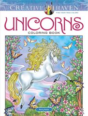 Creative Haven Unicorns Coloring Book kaina ir informacija | Knygos apie sveiką gyvenseną ir mitybą | pigu.lt