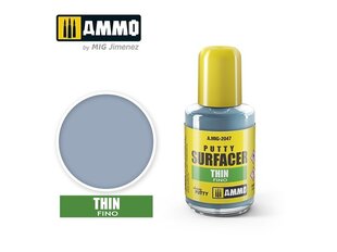 AMMO MIG - Putty Surfacer – Thin (Шпаклёвка тонкая), 30ml., 2047 цена и информация | Грунтовки, шпатлевки и др. | pigu.lt