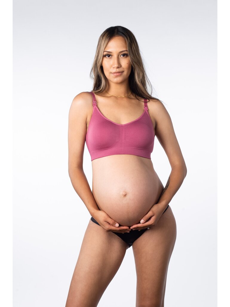 Sportinė liemenėlė maitinančioms ir nėščioms HotMilk MNRMR, rožinė kaina ir informacija | Liemenėlės | pigu.lt
