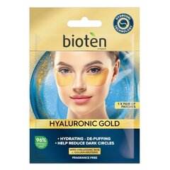 Патчи под глаза Bioten Eye Patches Hyaluronic Gold, 5,5 г цена и информация | Маски для лица, патчи для глаз | pigu.lt