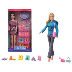 Кукла Мода, 33 x 18 cm, 2 шт. цена и информация | Игрушки для девочек | pigu.lt