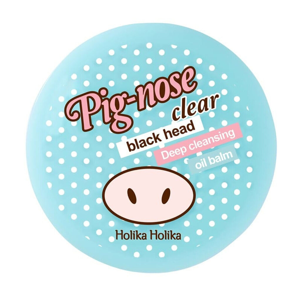 Inkštirų valiklis Holika Holika Pig Nose Clear Blackhead Deep Cleansing Oil Balm, 25g kaina ir informacija | Veido prausikliai, valikliai | pigu.lt