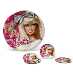 5 lėkščių rinkinys Barbie Ø 20,5 cm kaina ir informacija | Vienkartiniai indai šventėms | pigu.lt