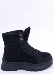 Auliniai batai moterims Khandi PBP32916, juodi kaina ir informacija | Aulinukai, ilgaauliai batai moterims | pigu.lt