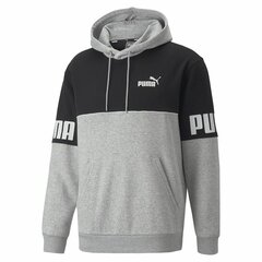 Толстовка с капюшоном мужская Puma Power Colorblock Серый цена и информация | Мужские толстовки | pigu.lt