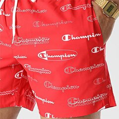 Плавки мужские Champion Beachshort Красный цена и информация | Плавки, плавательные шорты | pigu.lt