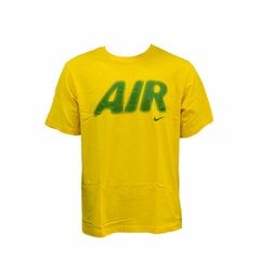 Vyriški marškinėliai su trumpomis rankovėmis Nike Air, geltoni kaina ir informacija | Vyriški marškinėliai | pigu.lt