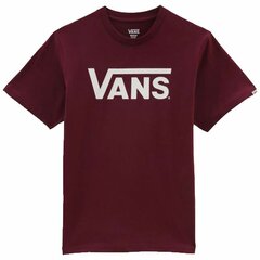 Футболка с коротким рукавом детская Vans Classic Тёмно Бордовый цена и информация | Рубашки для мальчиков | pigu.lt