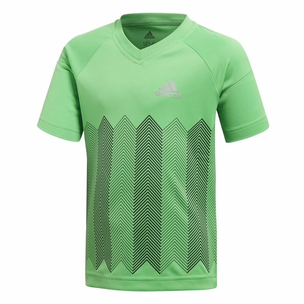 Vaikiški futbolo marškinėliai trumpomis rankovėmis Adidas Šviesiai žalia  kaina | pigu.lt