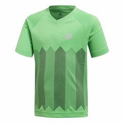 Vaikiški futbolo marškinėliai trumpomis rankovėmis Adidas Šviesiai žalia kaina ir informacija | Futbolo apranga ir kitos prekės | pigu.lt
