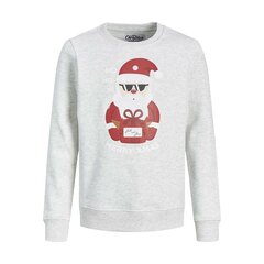 Kalėdinis vyriškas džemperis be gobtuvo Jack&Jones 12219685, baltas kaina ir informacija | Džemperiai vyrams | pigu.lt