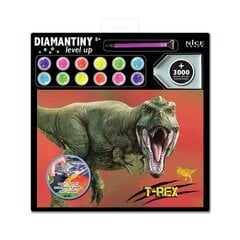 Kūrybinis žaidimas Nice Diamantiny Dinozauras, 35x31x5 cm цена и информация | Развивающие игрушки | pigu.lt