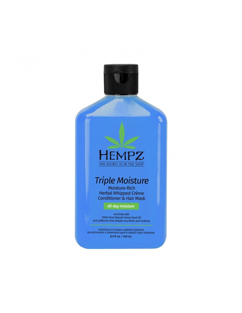 Hempz Triple Moisture plaukų kondicionierius - kaukė 250ml цена и информация | Balzamai, kondicionieriai | pigu.lt