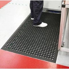 Perforuotas guminis kilimėlis, 152,5 x 91,5 x 1,2cm kaina ir informacija | Durų kilimėliai | pigu.lt