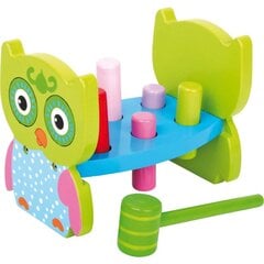 Ковочная скамья, сова цена и информация | Игрушки для малышей | pigu.lt