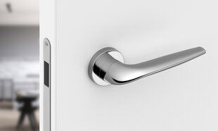 Durų rankenų komplektas Corona Soft R su PZ apyrakčiais kaina ir informacija | Durų rankenos | pigu.lt