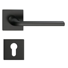 Durų rankenų komplektas Corona Scandi Q Slim su PZ apyrakčiais kaina ir informacija | Durų rankenos | pigu.lt