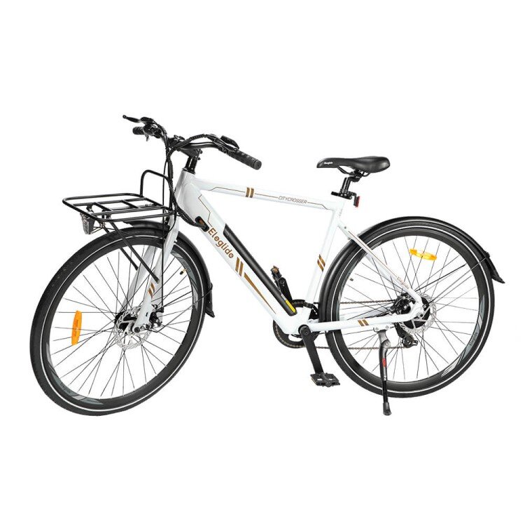 Elektrinis dviratis Eleglide Citycrosser 27.5", baltas kaina ir informacija | Elektriniai dviračiai | pigu.lt