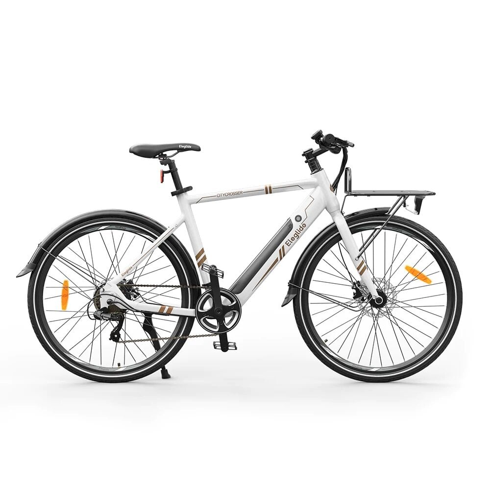 Elektrinis dviratis Eleglide Citycrosser 27.5", baltas kaina ir informacija | Elektriniai dviračiai | pigu.lt