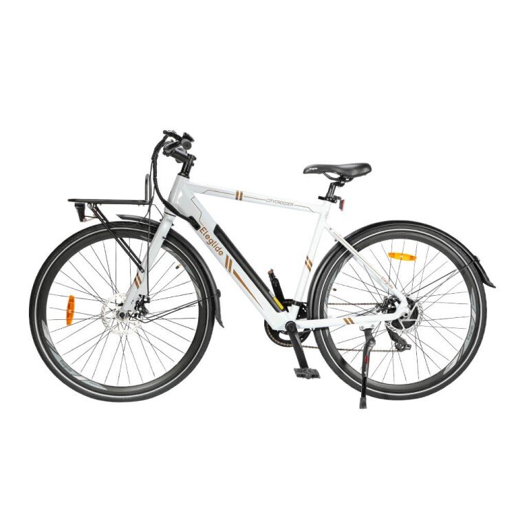 Elektrinis dviratis Eleglide Citycrosser 27.5", baltas kaina ir informacija | Elektriniai dviračiai | pigu.lt