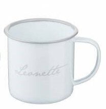 Emaliuotas puodelis Leonette, 0,4l цена и информация | Стаканы, фужеры, кувшины | pigu.lt